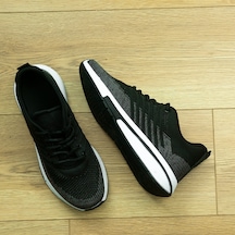 +6 Cm Boy Uzatan Gizli Topuklu Triko Erkek Spor Ayakkabı, Sneaker 001