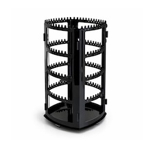 Microcase 360 Derece Döner Başlıklı Takı Aksesuar Organizer Standı Al5459 Siyah