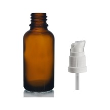 30ml Kahverengi Cam Serum Pompalı Şişe, 12 Adet, Pompalı Şişe, Medikal Şişe, Cam Şişe,