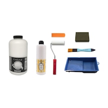 Cadence 2 Litre Eskimiş Beyaz Boya 500Ml Yarımat Vernik Set