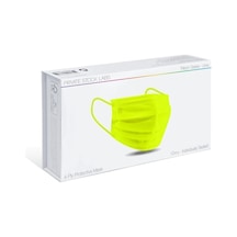 Private Stock Labs 4 Katlı Koruyucu Maske Neon Yeşili 10'lu