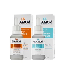 La Glamor Hyaluronic Acid Serum 30 ML + Vitamin C Serum 30 ML