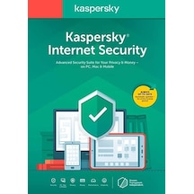 Kaspersky Internet Security Virüs Programı 2022 4 Kullanıcı 1 Yıl
