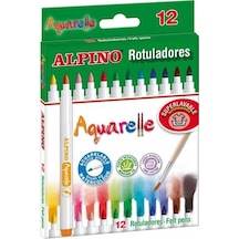 Alpino Aquarelle Fırça Uçlu Keçeli Kalem 12'li