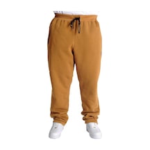 Mode Xl Büyük Beden Erkek 3 İplik Eşofman Altı Fermuarlı Düz Paça 22507 Camel Camel