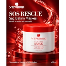 Verosso Sos Rescue Keratin Ve Amino Asit İçeren Saç Bakım Maskesi 450 Ml