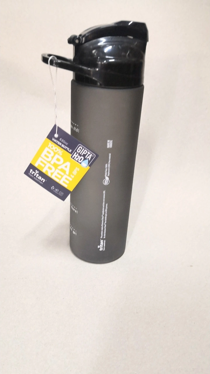 Şeffaf Matara 630ml Şeffaf Gri
