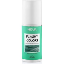 Neva Flashy Colors Geçici Renkli Saç Spreyi Açık Yeşil 75 ML