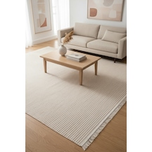 Enti Piana 1103 Taba Halı Kilim Kaymaz Taban Yıkanabilir Salon Mutfak Kesme Yolluk Renkli