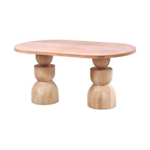 Masifart Bethany 160 Lık Kupa Oval Masa Cilasız Ham Ham Masifart Bethany 160 Lık Kupa Oval Masa Cilasız Ham Ham