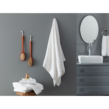 Madame Coco Stripe Armürlü Banyo Havlusu Hot-04banyo Havlusu-beyaz