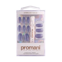 Promani Koyu Mavi Slate Takma Tırnak Kiti Pr-5669