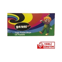 Goyal Pastel Boya Karton 12 Renk Köşeli Ptl-112 Çok Renkli