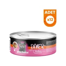 Prochoice Döner Bites Sos İçinde Tavuklu Yavru Konserve Kedi Maması 70 Gr 12 Adet