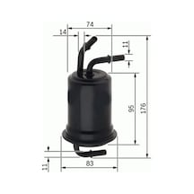 SARDES SF238 Benzin Filtresi A4 A6 A8 2.0 Fsı 3.0 Tfsı