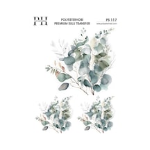 Polyesterhobi Premium Sulu Transfer 25x35 Cm Çiçek Desenli Ps 117