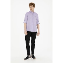 U.S. Polo Assn. Erkek Siyah Slim Fit Kanvas Pantolon 50297545-VR046