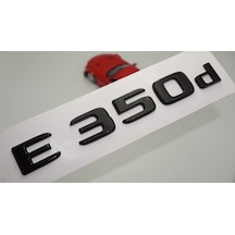 E 350d Bagaj Parlak Siyah ABS 3M 3D Yazı Logo