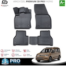 S-dizayn Vw Caddy 3d Pro Havuzlu Paspas 2020 Üzeri A+ Kalite