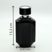 Parfüm Ve Kolonya Şişesi 100 ML 5 Adet Siyah Özel Kolay Kapama Cam Şişe