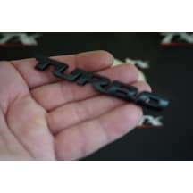 Toyota Turbo Bagaj Krom Metal 3M 3D Bagaj Yazı Logo K (548526210)