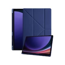 Mey İthalat Samsung Galaxy Uyumlu  X730 Tab S11 Kalemlikli Mars Tablet Kılıfı - Lacivert