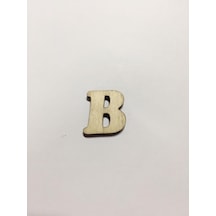 2.5 Cm Ahşap Harf ve Rakamlar - B