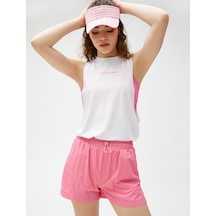Koton Kolsuz Tişört Relax Fit Baskılı Beyaz 3sak30075nk