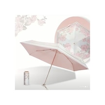 Lilly Uv 50+ Taşınabilir Şemsiye,ultra Hafif Güneş Uv Korumalı Şemsiye, Me In The Clouds Beyaz Beyaz