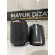 Akrapovic Karbon Egzoz Ucu 100mm Tek --mayukdizayn--