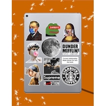 Aesthetic Seri 3 Sticker Seti Laptop Ajanda Notebook Tablet Telefon Defter Etiket Bullet Journal Diğer