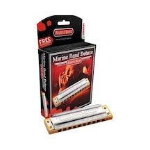 Hohner Marine Band Deluxe Mızıka mi Majör