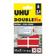 Uhu Doublefix Çift Taraflı Şeffaf Güçlü Montaj Bandı19x40 MM 45515