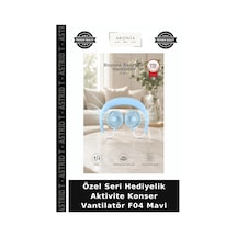 Özel Seri Hediyelik Aktivite Konser Vantilatör F04 Mavi