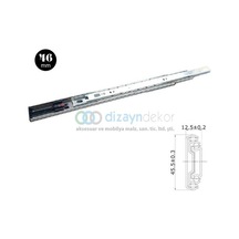 Teleskopik Bilyalı Bas-aç Raylar 46 X 350 Mm