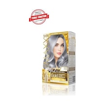 Maxx Deluxe Serisi 24k Altın Parçacıklı Serum İle 1 Kutu 2 X 50 Ml Ve Geliştiriciler Saç Boyası Füme Gri 0.01