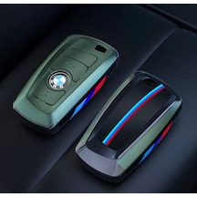 Bmw Anahtarlık Haki Yeşil Şık Tasarım Kumanda Kabı Bmw Keychain, Khaki Green, Stylish Design Remote Control Case