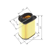 Hava Filtresi Mercedes M274 W204 W205 C205 W213 R172 X253