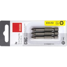 Ceta Form 3 Parça 1/4" Pozidriv Bits Uç- Pz2 X 50 Mm / Kartlı