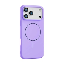 Joko Apple iPhone Uyumlu iPhone 17 Pro Max Jully Magsafe Kapak - Lila Renkli
