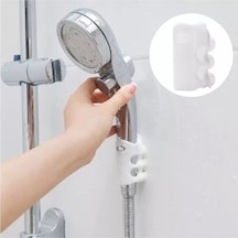 Silikon Banyo Duş Başlığı Tutucusu Askı Tutucu 7 Vantuzlu Silikon Diğer