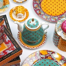Art Eliana Tek Kişilik Demlik & Fincan Set Açık Ahşap
