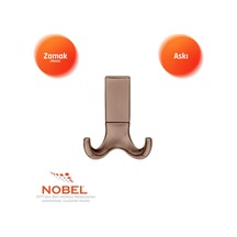 Best Lüks Askı, Metal, Vestiyer Askı, 121 Gr, Dolap Askılık, Duvar Askılığı, Bronz Vidalı