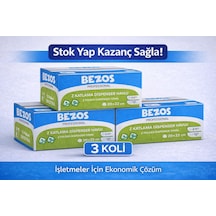 Bezos Professional Z Katlamalı Dispenser Havlu 2 Katlı %100 Selüloz 20x22 Cm 3 Koli 36 Paket