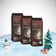 Starbucks Yılbaşı Paketi Sumatra Çekirdek Kahve 3 x 250 G