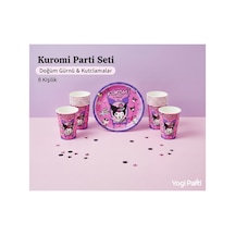 Kuromi Tabak Bardak 8 Kişilik Pembe Tüm Yaşlar