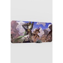 Tighnari Genshin Impact Anime Gacha V5 - 90x40 Xxl Gaming Mouse Pad Fare Altlığı