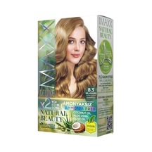 Maxx Deluxe Natural Beauty Amonyaksız Set Saç Boyası 8.3 Bal Köpüğü