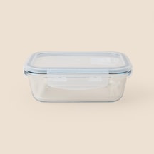 Kitchen Olea Cam Saklama Kabı - Şeffaf - 640 Ml Çok Renkli