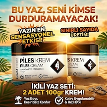 Piles Krem Bitkisel Bakım Kremi 2 X 100 Gr - Rahatlatıcı & Ferahlatıcı
